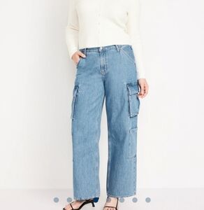 Old Navy Baggy wide Leg Midw Rise Size 12